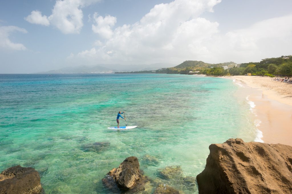 Magazine Beach In St Georges Grenada West Indies