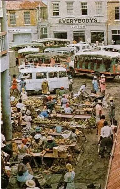 Grenada Market Square Throw Back