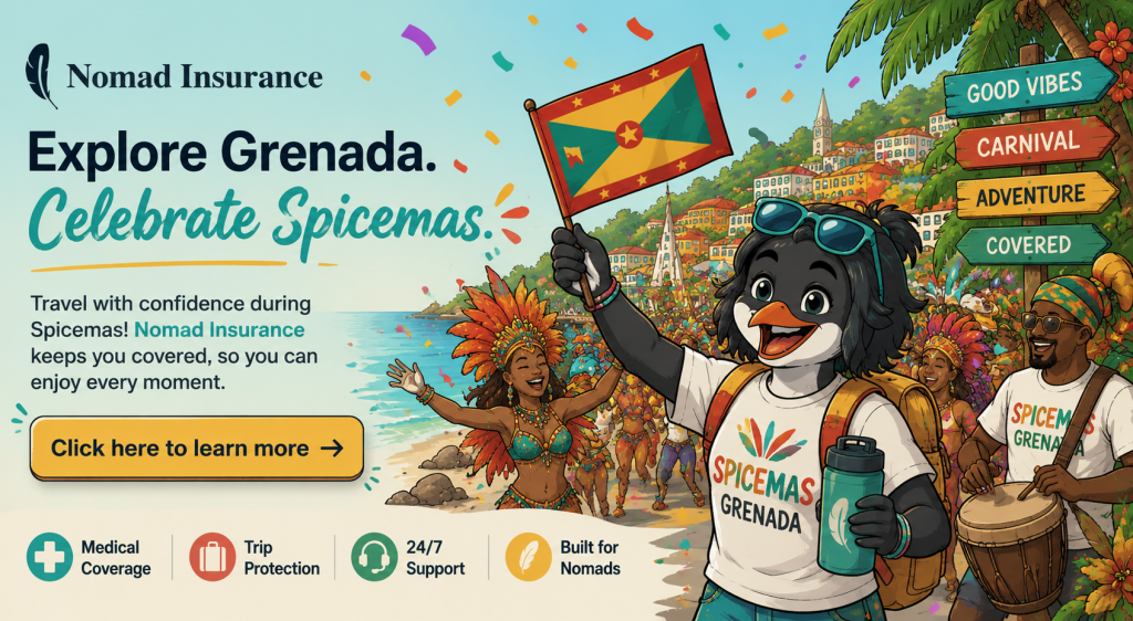 Safetyway Nomad Travel Insurance Spicemas