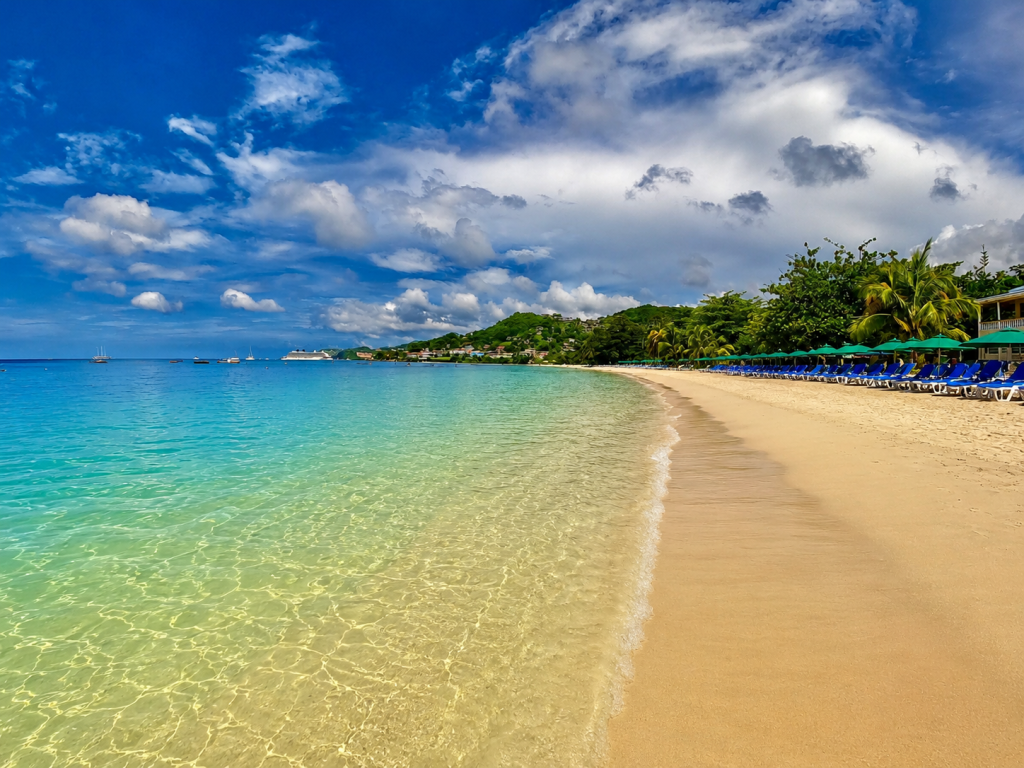 Grand Anse Beach In Grenada