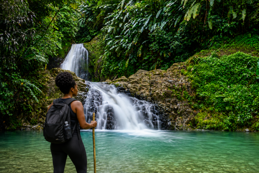 Grand Etang National Park Waterfal