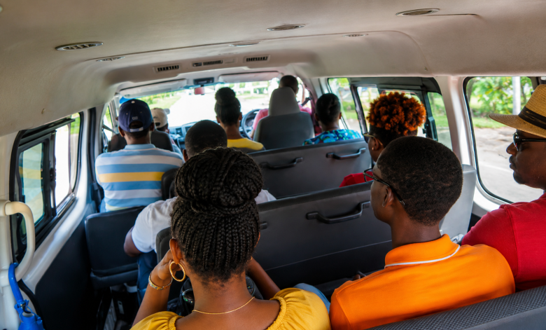 Inside A Bus In Grenada
