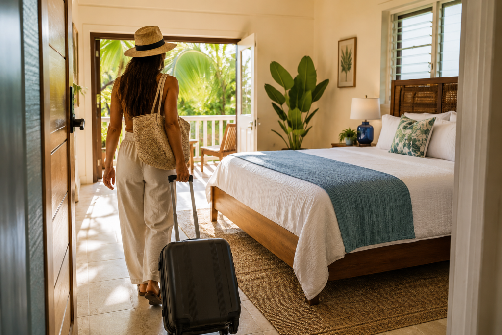 Vacation Rental Guest In Room