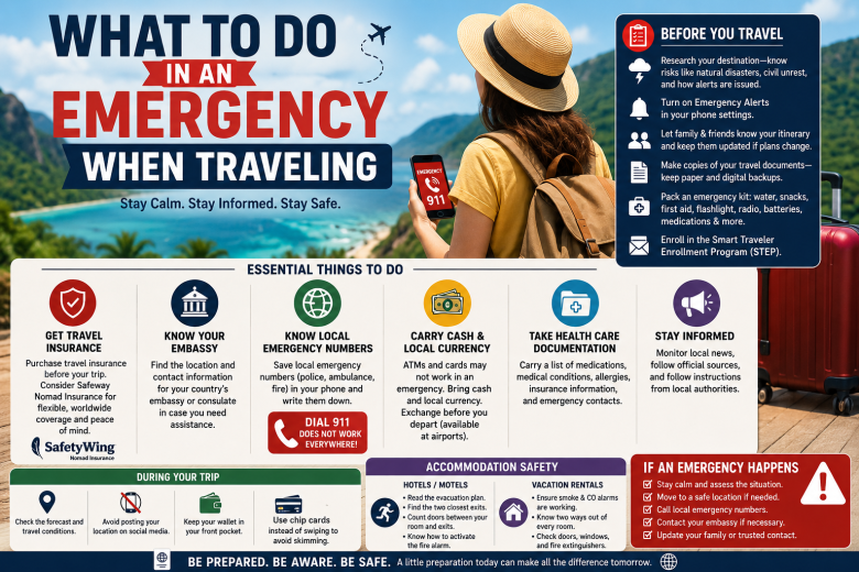 What To Do In An Emergency When Traveling
